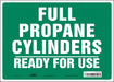 Safety Sign 10 in x 14 in Vinyl