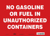 Safety Sign 10 inx14 in Vinyl