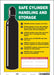 Safety Sign 14 in x 10 in Vinyl