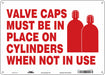 Safety Sign 10 inx14 in Aluminum