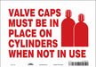 Safety Sign 7 inx10 in Vinyl