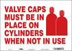 Safety Sign 10 inx14 in Vinyl