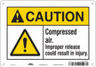 Safety Sign 7 in x 10 in Polyethylene