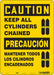 Safety Sign 14 in x 10 in Polyethylene
