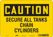 Safety Sign 7 in x 10 in Aluminum