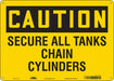 Safety Sign 10 inx14 in Polyethylene