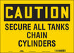Safety Sign 10 in x 14 in Vinyl