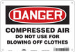 Safety Sign 7 in x 10 in Aluminum