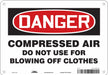 Safety Sign 7 inx10 in Polyethylene