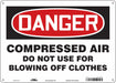 Safety Sign 10 in x 14 in Polyethylene