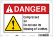 Safety Sign 7 inx10 in Polyethylene