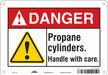 Safety Sign 7 in x 10 in Polyethylene
