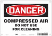 Safety Sign 7 in x 10 in Polyethylene