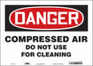 Safety Sign 10 in x 14 in Vinyl