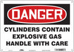 Safety Sign 10 inx14 in Polyethylene