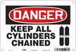 Safety Sign 7 in x 10 in Aluminum