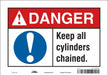 Safety Sign 7 in x 10 in Vinyl