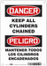 Safety Sign 10 inx7 in Polyethylene