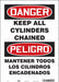 Safety Sign 14 in x 10 in Vinyl