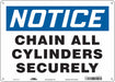 Safety Sign 10 inx14 in Aluminum
