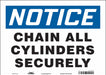 Safety Sign 10 in x 14 in Vinyl