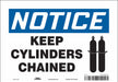 Safety Sign 7 in x 10 in Vinyl