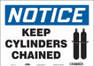 Safety Sign 10 inx14 in Vinyl