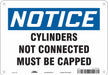 Safety Sign 7 in x 10 in Aluminum