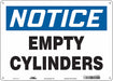 Safety Sign 10 inx14 in Aluminum
