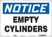 Safety Sign 10 inx14 in Polyethylene
