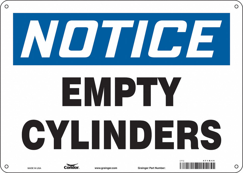 Safety Sign 10 inx14 in Vinyl