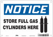 Safety Sign 7 inx10 in Polyethylene