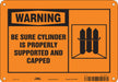 Safety Sign 7 in x 10 in Polyethylene