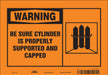 Safety Sign 7 in x 10 in Vinyl