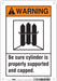 Safety Sign 10 in x 7 in Aluminum