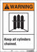 Safety Sign 14 in x 10 in Vinyl