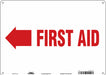 Safety Sign 10 in x 14 in Polyethylene