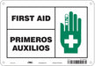 Safety Sign 7 in x 10 in Aluminum