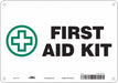 Safety Sign 7 in x 10 in Aluminum