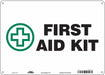 Safety Sign 10 in x 14 in Aluminum