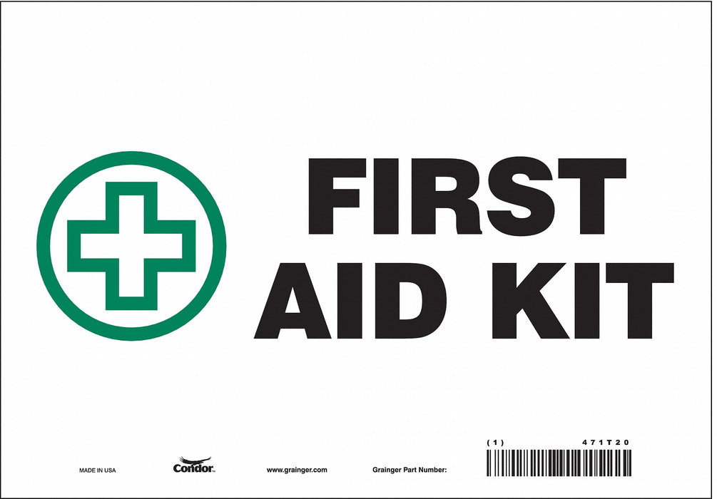 Safety Sign 7 in x 10 in Vinyl