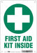 Safety Sign 10 in x 7 in Polyethylene