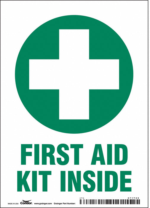 Safety Sign 7 in x 5 in Vinyl