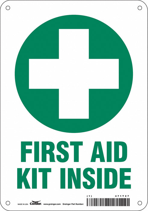 Safety Sign 10 in x 7 in Vinyl