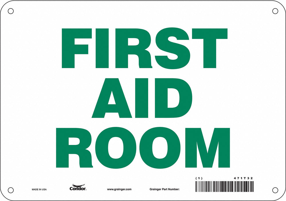 Safety Sign 7 in x 10 in Polyethylene