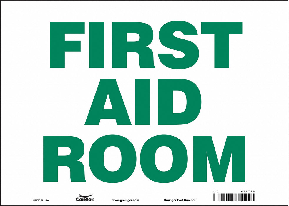 Safety Sign 10 in x 14 in Vinyl