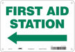 Safety Sign 7 in x 10 in Aluminum