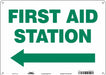 Safety Sign 10 in x 14 in Aluminum