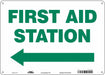 Safety Sign 10 in x 14 in Polyethylene