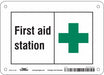 Safety Sign 5 in x 7 in Aluminum